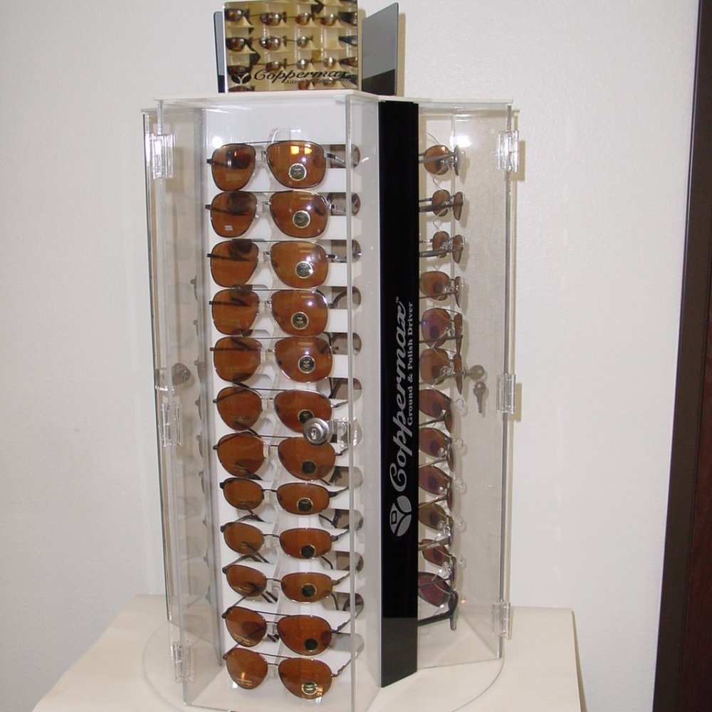 USED enclosed rotation counter display 36pairs / 12 pairs per side w/ Coppermax
